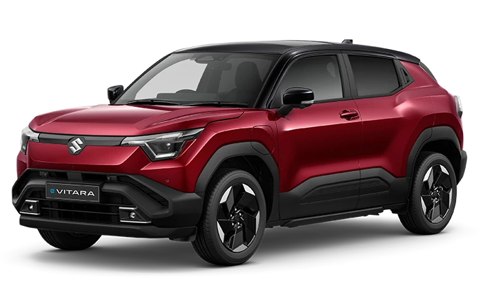 Suzuki finished in Opulent Red + Black Roof