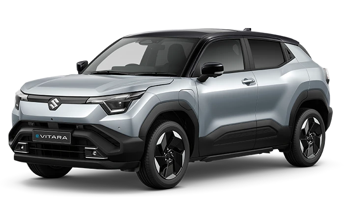 Suzuki finished in Splendid Silver + Black Roof