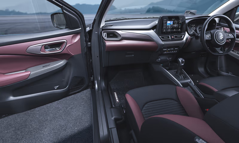 3D render of a Suzuki with the Interior Garnish Set accessory attached