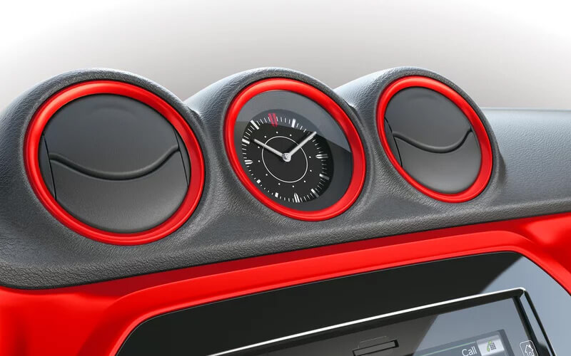 Red air con rings