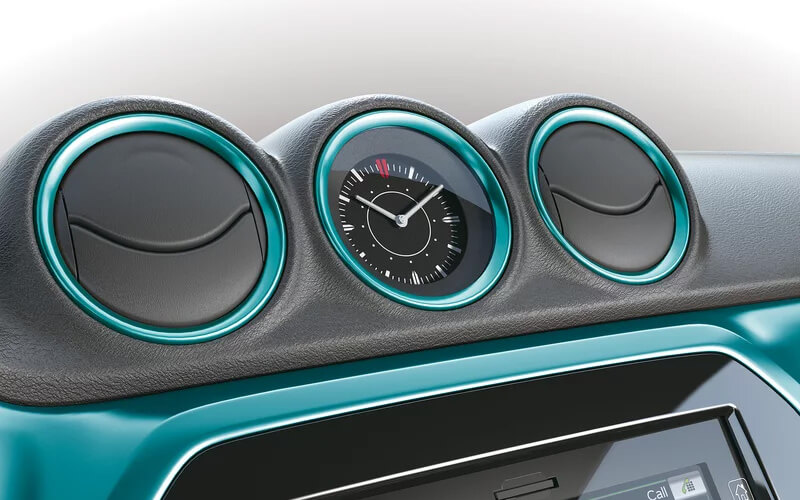Blue air con rings